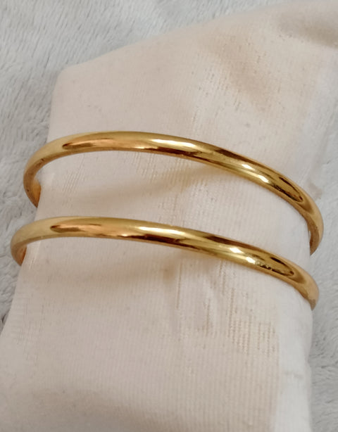 Jewels Kafe Gold Plated Bangle Set (Pack of 2) Jewels Kafe