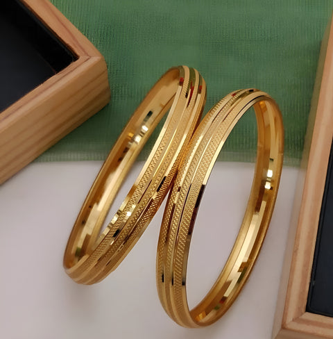 Jewels Kafe Gold Plated Bangle Set Jewels Kafe