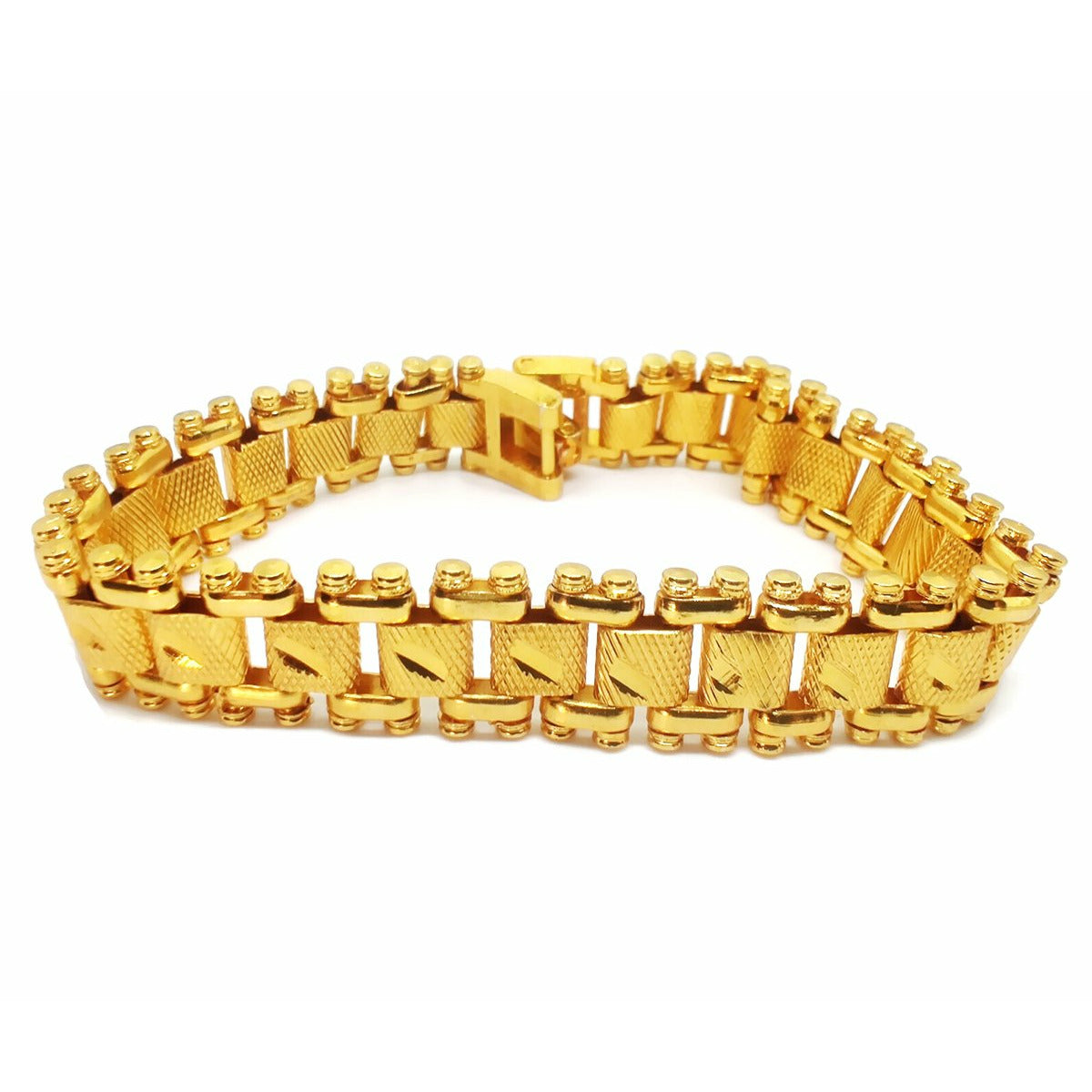 Buy quality 1 gram gold coated mens bracelet in Ahmedabad